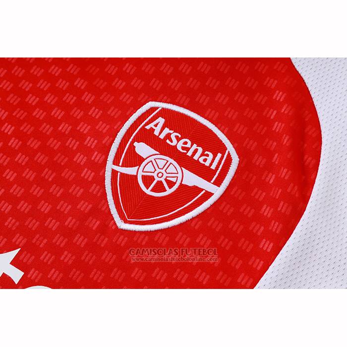 Fato de Treino Arsenal Manga Curta 2026-2027 Vermelho - Calcas Curta
